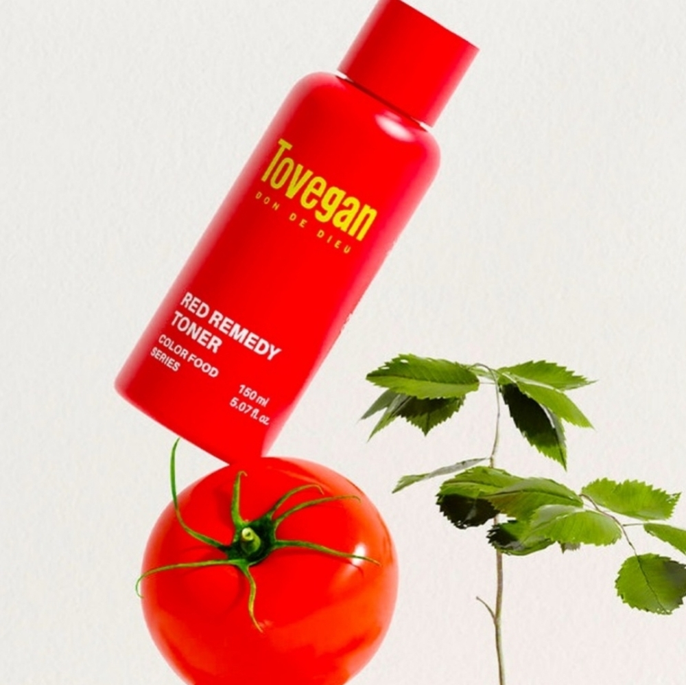 TOVEGAN Red Remedy Toner Color Food Series FULL SIZE